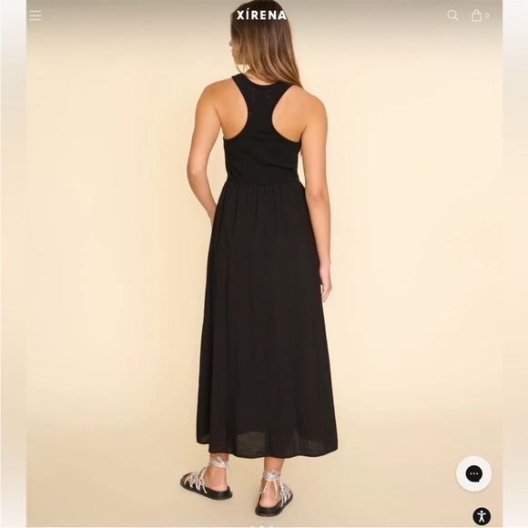 XiRENA Flynn Racerback Maxi Dress in Black Size XS - Picture 2 of 7